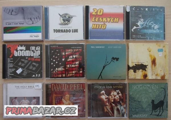 SLEVA - 12x CD - RŮZNÝ ŽÁNR - ROCK, FOLK, POP, Z FILMU...