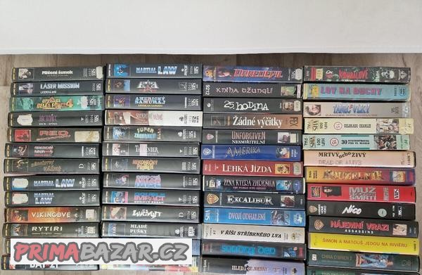 Originál VHS kazety - větší množství cca 200ks