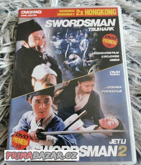 Prodám DVD Swordsman 1 a 2 - TOP stav