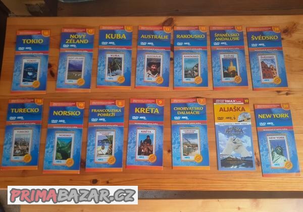DVD cestopisné - MIX 58 ks