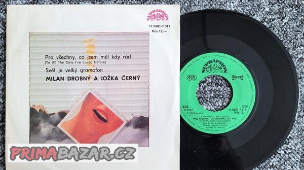 Gramofonová deska Milan Drobný a Jožka Černý