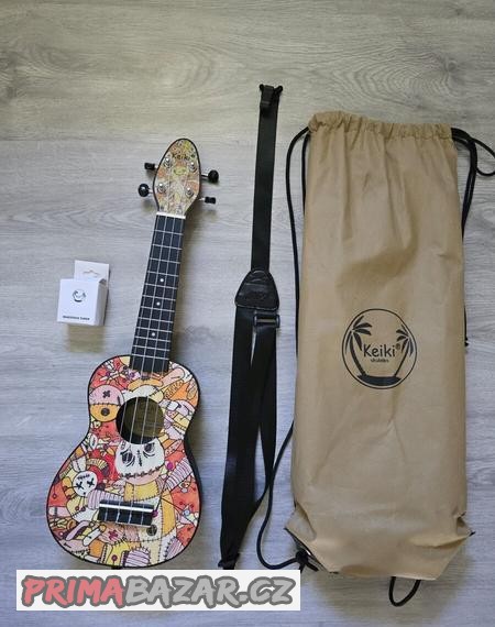 Ukulele sada - obal,popruh