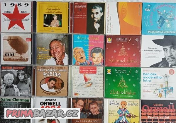 Nové 30.7. orig.CD a MC mluvene slovo od 39 Kč