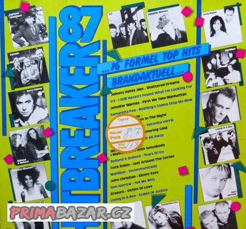 Hitbreaker 4/87 - 16 Formel Top Hits 1987 VG+, VYPRANÁ Vinyl