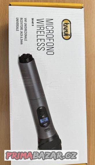 Prodám bezdrátový mikrofon Trevi EM 401 R