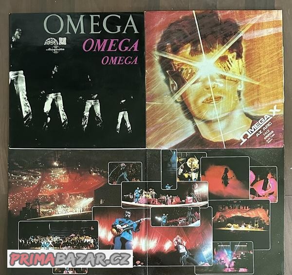 4x LP deska Omega - cena uvedena za komplet