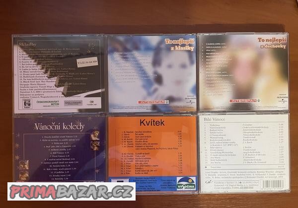 Hudební CD-z fotek kus za 15,-kč, ostatní za pevné ceny