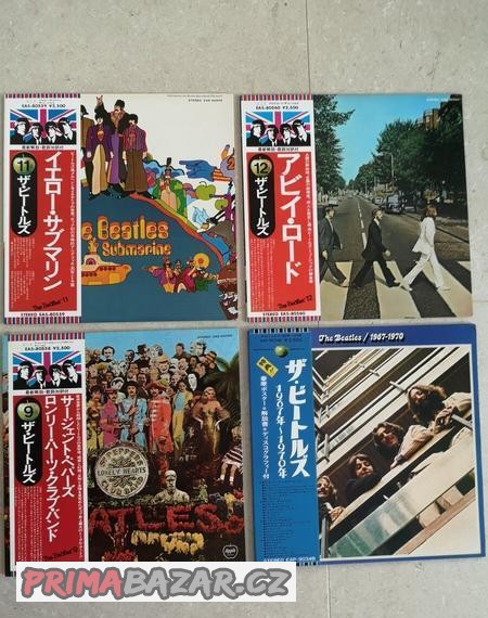 LP DESKY BEATLES převážně původní JAPAN,UK,US press