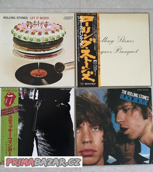 LP desky - ROLLING STONES  původní JAPAN,US press