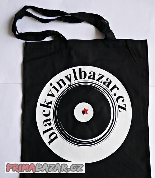 Plátěná taška na vinyly