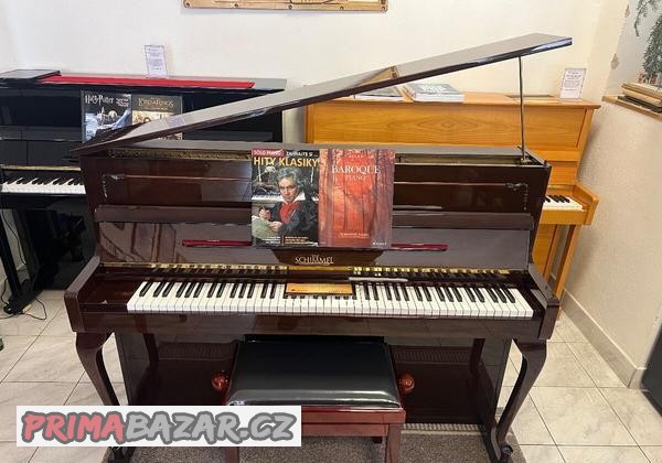 Německé pianino Schimmel se zárukou, doprava zdarma.