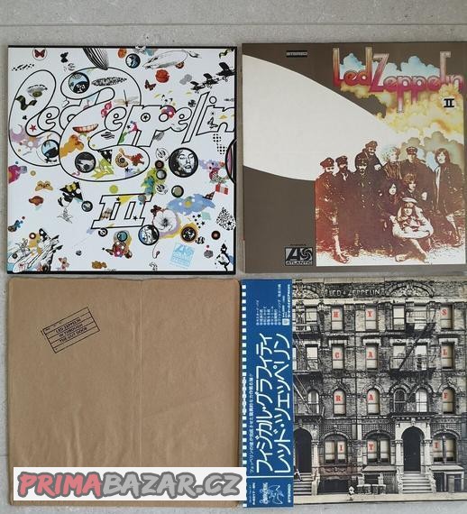 LP desky - LED ZEPPELIN, PAGE,PLANT původní JAPAN,US press