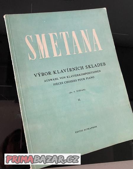 Smetana Výbor klavírních skladeb