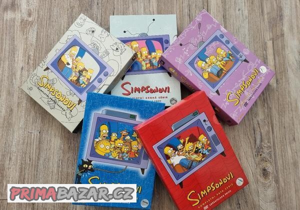 DVD prvních 5 řad seriálu Simpsonovi/The Simpsons