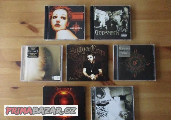 Prodám kolekci CD GODSMACK / SULLY ERNA
