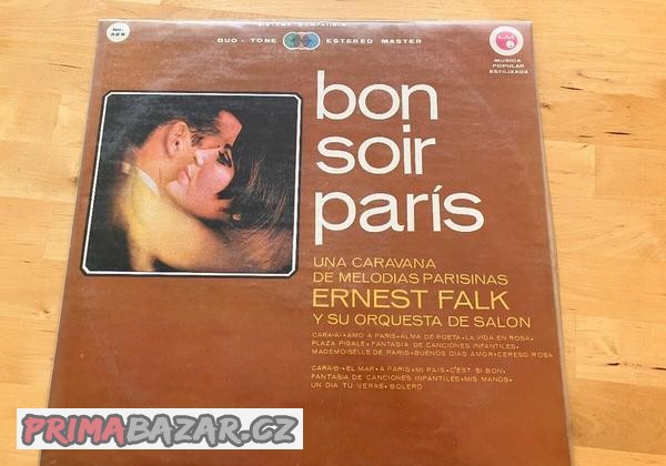 LP - Ernest Falk and his Orchestra - Bon Soir Paris.