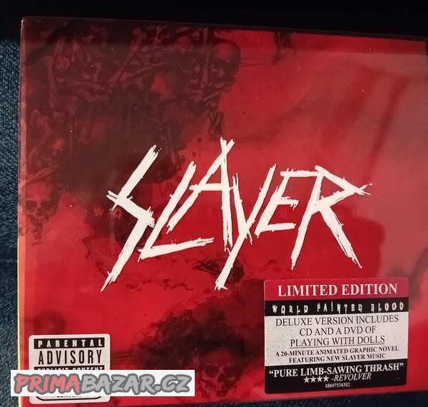 CD + DVD Slayer World Painted Blood