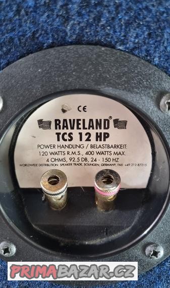 Subwoofer Raveland + zesilovač