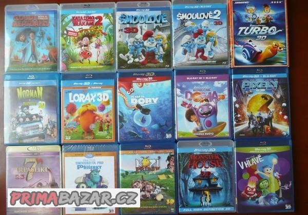 45x blu-ray 3D+2D - filmy pro deti