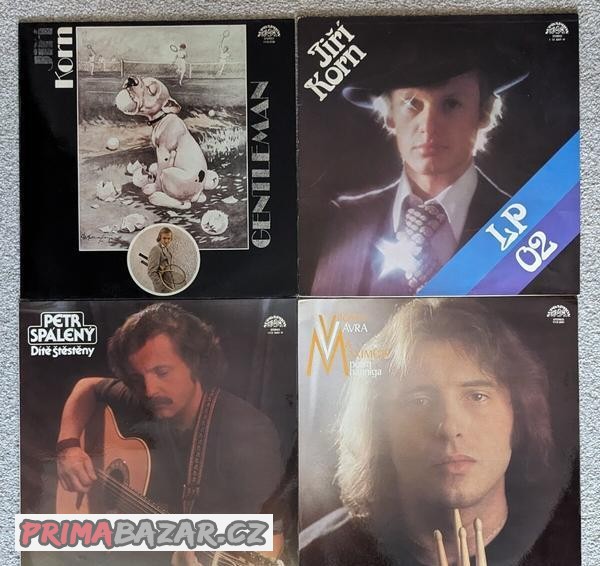 LP český pop - Korn, Spálený, Vávra