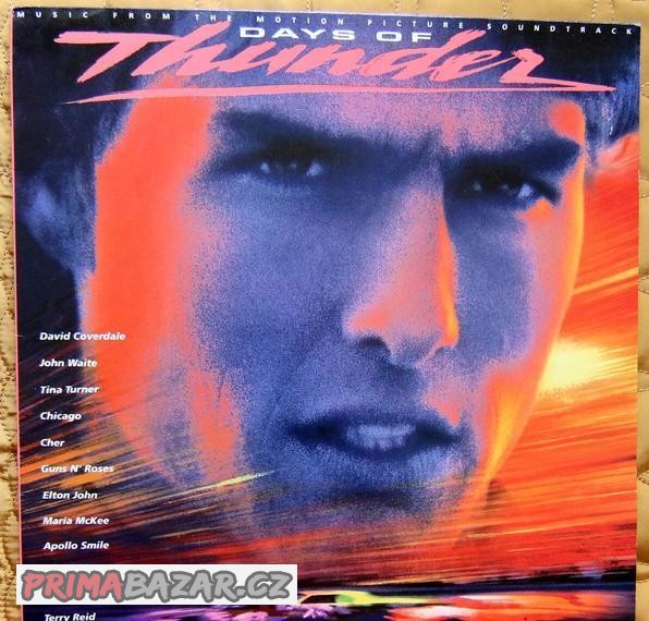 LP deska - soundtrack - Days of Thunder (Bouřlivé dny)