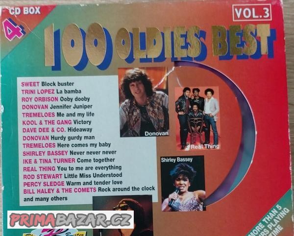 CD BOX 4 100OLDIES BEST VOL.3 ORIGINÁLY