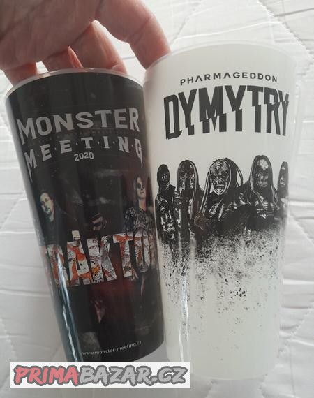 2 kelímky Dymitry a Monsters meeting traktor