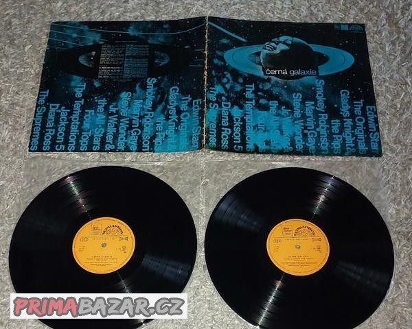 2 x LP Černá Galaxie - Stevie Wonder,Jackson 5,Diana Ross