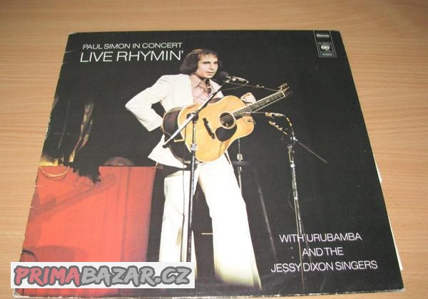 LP - PAUL SIMON - IN CONCERT LIVE RHYMIN - CBS / 1974