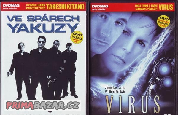 Filmy na DVD, 20x originál v plastovém boxu