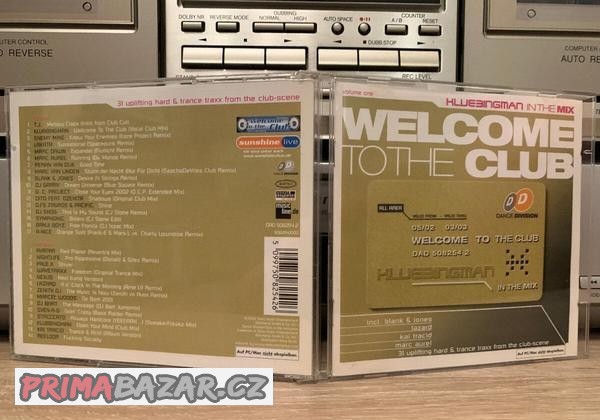 2CD Welcome To The Club (Sony 2002) trance