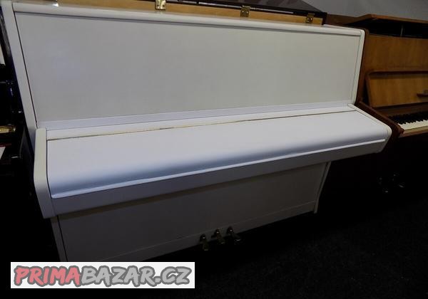 Bílé piano, pianino, klavír Petrof - Rosler