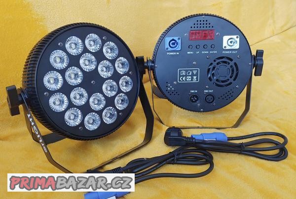 Reflektor LED PAR Orlight 18x10 RGBW Metal PowerCon RGBWA UV
