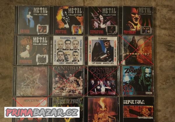 Neoficiální vydání CD hard,heavy,metal,rock