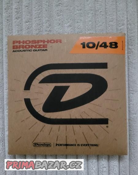 Struny akustické Dunlop 10/48 NOVÉ