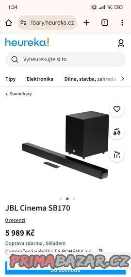 Prodám Soundbar JBL Cinema