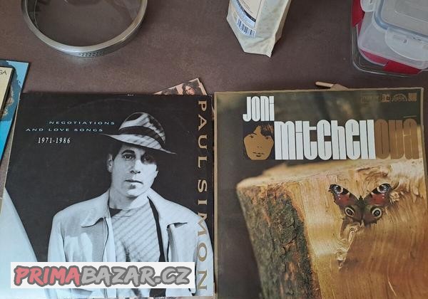 8x lp - Neil Young, Paul Simon, Joni Mitchell, CSNY, Dylan