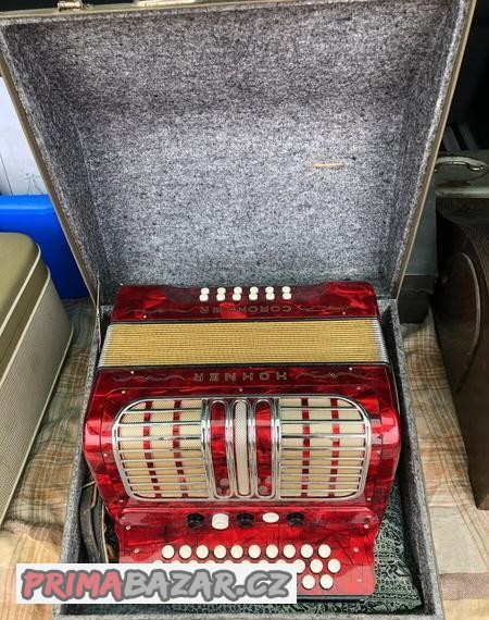 HOHNER CORONA III R diatonická harmonika heligonka