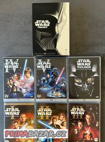 Prodám DVD Star Wars/Hvězdné války: