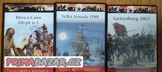 Velké bitvy historie originální DVD
