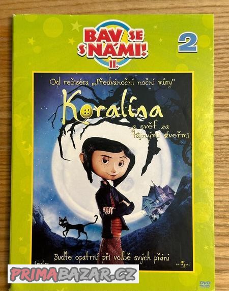 DVD Koralína a svět za tajnými dveřmi - 2009 - český dabing