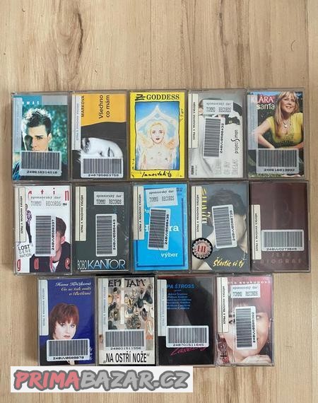 Audio kazety Český a slovenský pop 80-90 let (32ks)