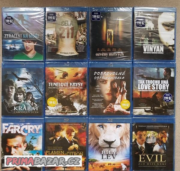 Blu-ray disky NOVÉ nerozbalené