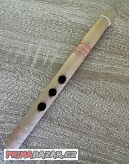 retro-detska-drevena-fletna-triangl-rechtacka