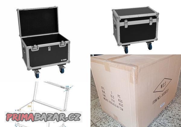 Prodám ROADINGER transportní case 60x40cm s víkem a kolečky
