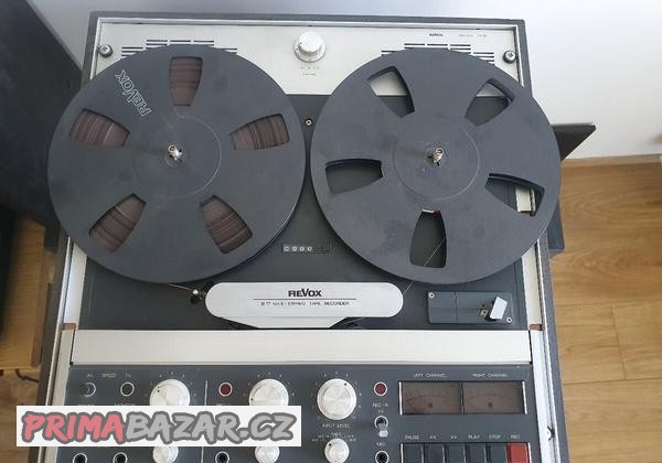 Revox B77 MK II v pojízdném stojanu - rychlost 19/38