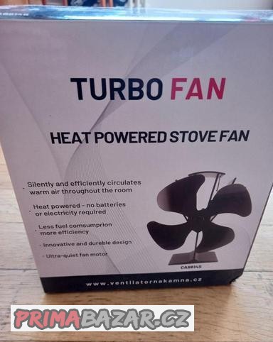 Ventilátor na krbová kamna