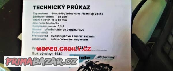 karticky-na-moped-na-predaj