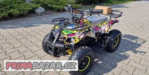 detska-elektro-ctyrkolka-atv-torino-1000w-48v-graffiti-zluta