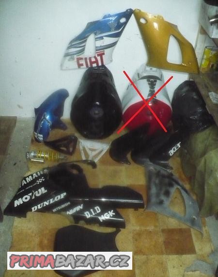 Yamaha YZF R1/fazer rv. 98-01-díly ze tří moto